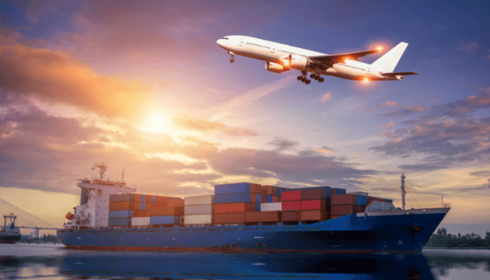 The difference between air freight and sea freight